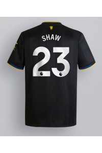 Manchester United Luke Shaw #23 Jalkapallovaatteet Kolmaspaita 2025-26 Lyhythihainen